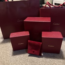 Cartier  Empty Boxes With Red