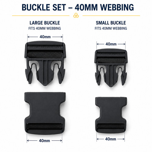 Heavy duty plastic - x2, side