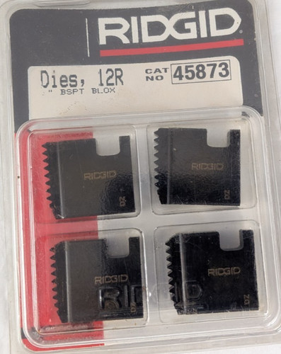 Ridgid 45873 dies 12r bspt - 1/2,
