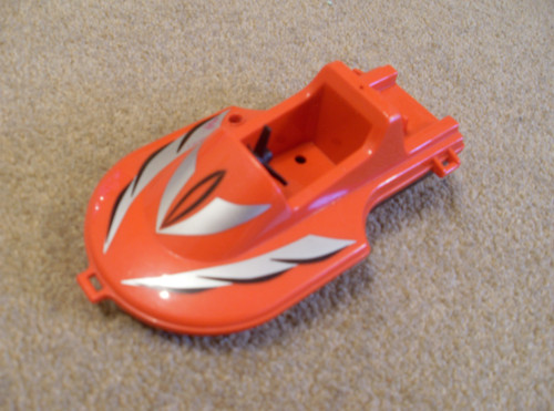 Playmobil red speedboat - speedboat, from