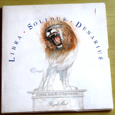 Libra Solidus Denarius Pounds Shillings Pence 1966 1967 Set of 8 Coins in Folder