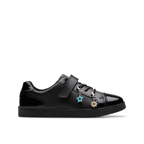 Clarks disco charm girls black - charm,