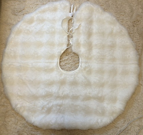 Frosted night white faux fur - frosted,
