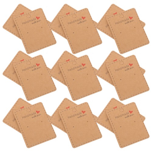 Paper earring cards 100pcs - paper,