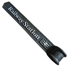 British rail metal finger post - british,