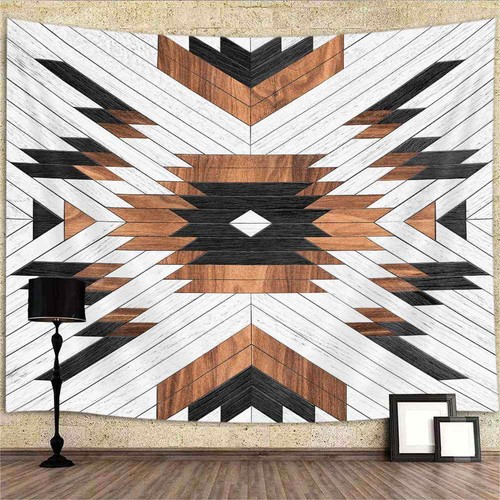 Ethnic style aztec wall art - ethnic,