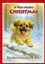 Tibetan Spaniel Dog A6 (4" x