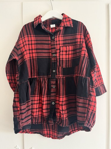 Girls age next checked shirt - 5,