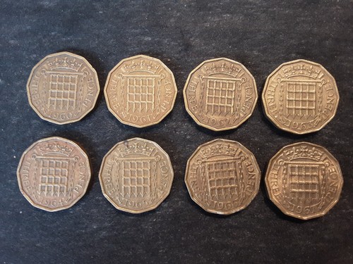 Queen elizabeth three pence - elizabeth,