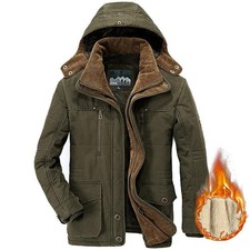 Men Winter Parka Jacket Plus