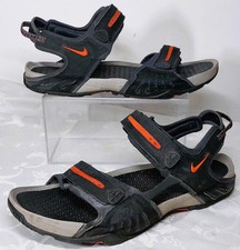 NIKE ACG Vintage Men's 2012 Santiam 4 Black Orange Sport Sandals Size 9