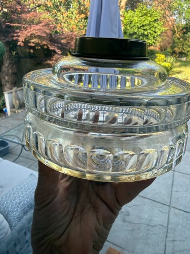Antique two tiered facet cut - antique,