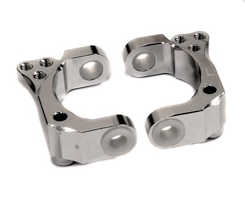 Silver billet machined caster - billet,