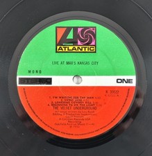 VELVET UNDERGROUND LIVE AT