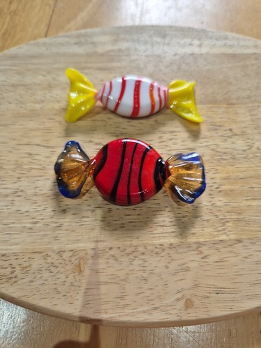 Two murano glass sweets - murano,