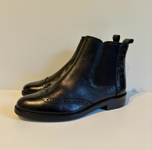Dune london black leather - dune,