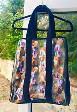 MAC Rare Limited Edition Fafi! MakeUp Clear Fashion Illustration Black Large Bag