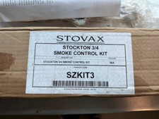 Stovax Stockton 3 & 4 Smoke Control Kit Matt Black - SZKIT3 Stockton 3/4 Stove