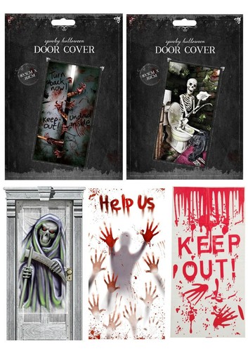 Door cover halloween - door,