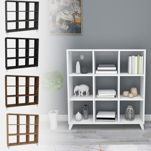 Cube square bookcase with - bookcase,