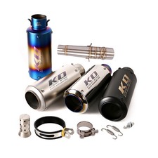 For Honda NC700 750X 2012-2025 51mm Slip On Middle Exhaust Silencers Link Pipes