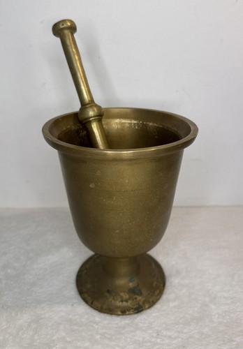 Apothecary brass pestle - apothecary,