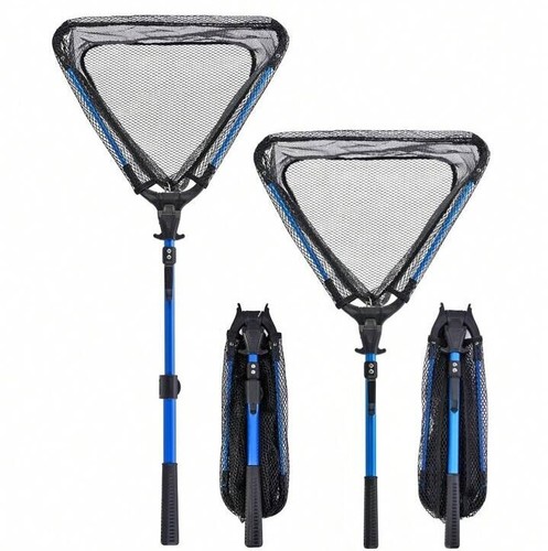 Folding fishing landing net - landing,