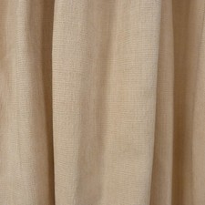 Pair Plain Cream Chenille Curtains Warm Heavy Weight 63 Inches Long Drop Lined
