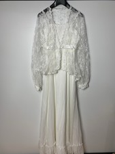 Vintage 2 Piece Wedding Dress