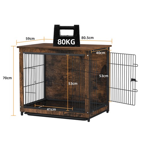 Industrial wooden dog - industrial,