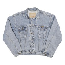 WRANGLER Mens Blue Cotton