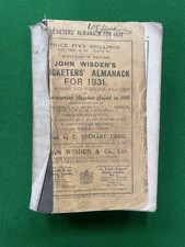 1931 Wisden Cricketers' Almanack