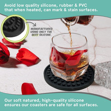 Silicone Rubber Drink Coasters