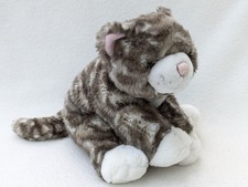 Keel Kayla Cat Soft Toy Plush Cuddly Teddy Stuffed Animal Grey Kitten 12"