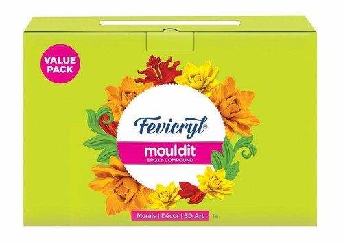 Mould air dry clay - dry, set