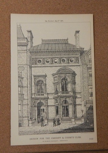 Antique architects print - antique,