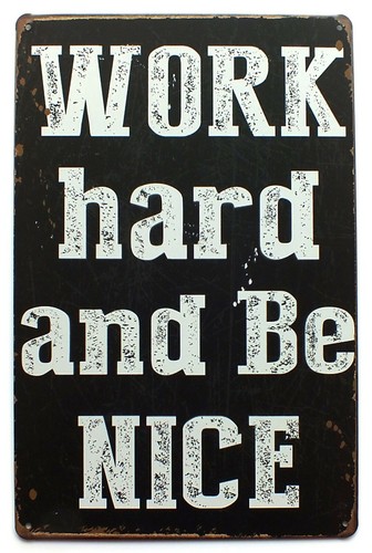 Work hard nice tin metal - hard,