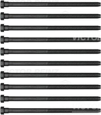 Cylinder head bolt set - cylinder, victor