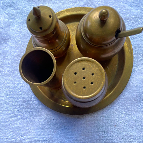 Brass wood 5pc - &,