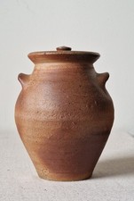 Wonderful Powdermills Pottery Art Studio Pottery Lidded Urn Jar Pot