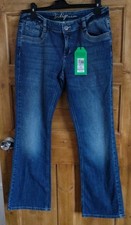 Marks & Spencer Indigo Collection New With Tags Bootcut Jeans Size 14 ( L176 )