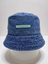  instant punk denim bucket hat bungee