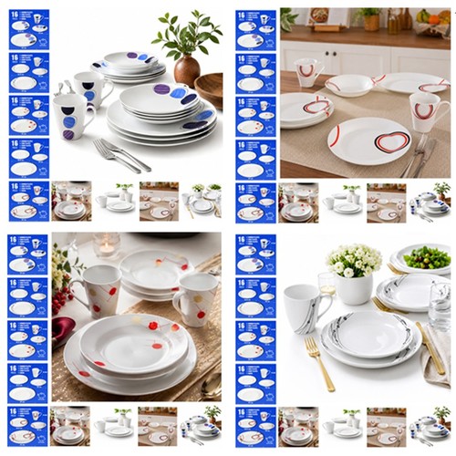 16pc dinner set - bowl, porcelain