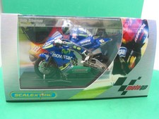 SCALEXTRIC C6021 MOTO GP HONDA SETE GIBERNAU MINT BIKE BOX  PERSPEX END SHADED