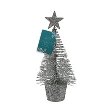 Silver Glitter Bottle Brush