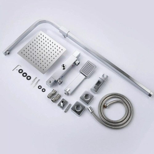 Shower square thermostatic - shower,