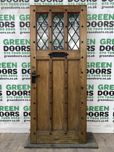 Studded oak front - oak, 1930s