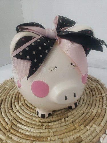 Vintage pink ceramic paris - vintage,