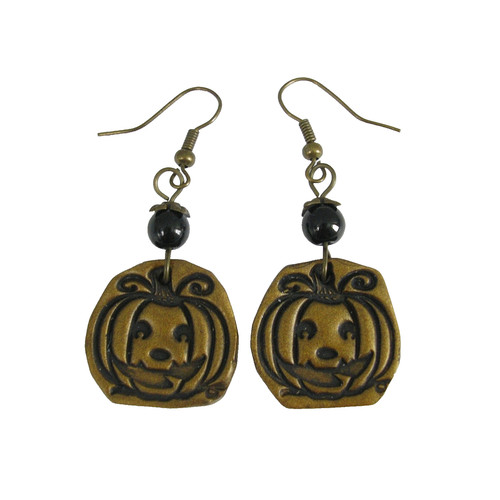 Pumpkin earrings halloween - pumpkin,