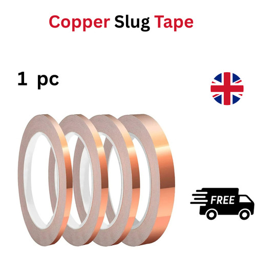 Copper slug tape - tape, self-adhesive